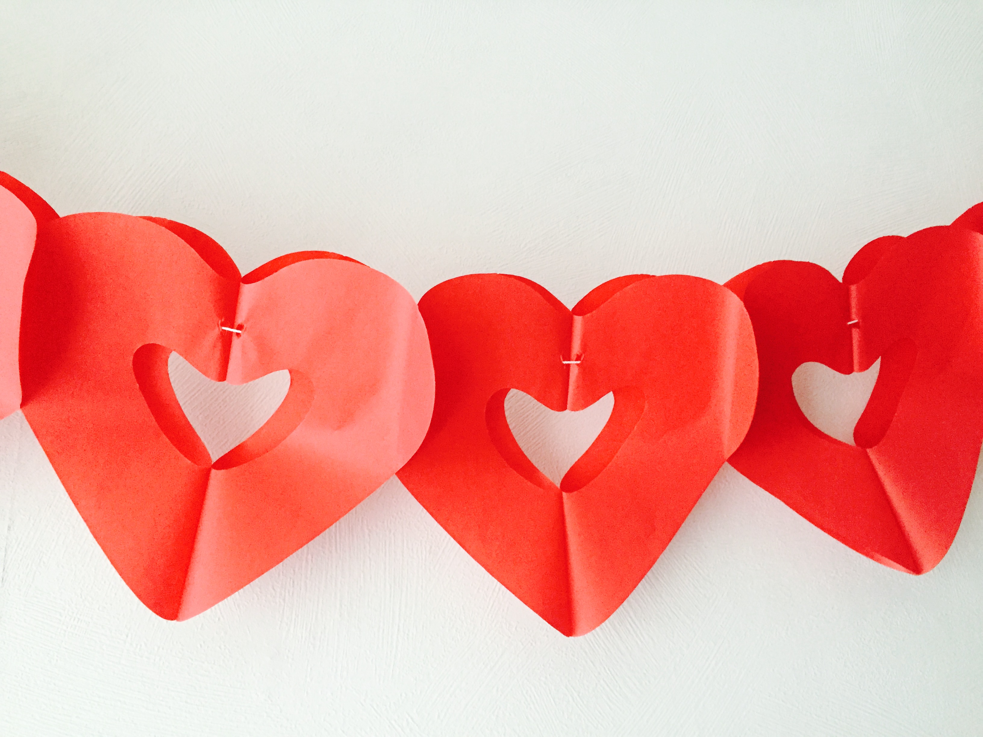 Red Love Hearts for Valentines Day