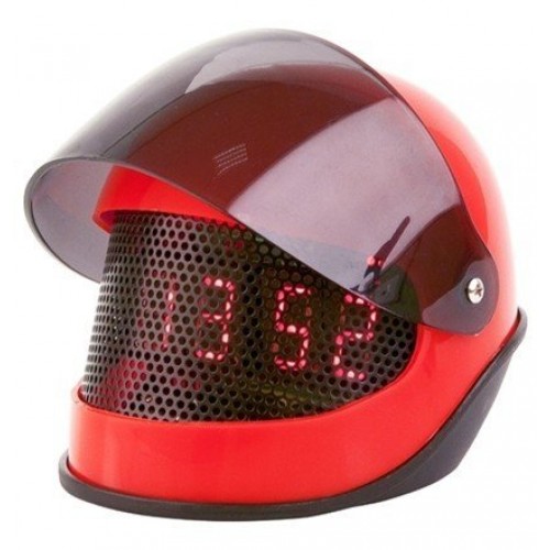 Racing Helmet Alarm Clock