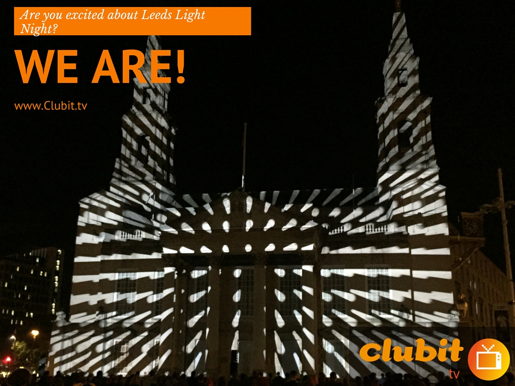 Leeds Light Night 2014 with jaw dropping synchronised image projection.