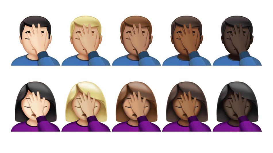 face palm emoji